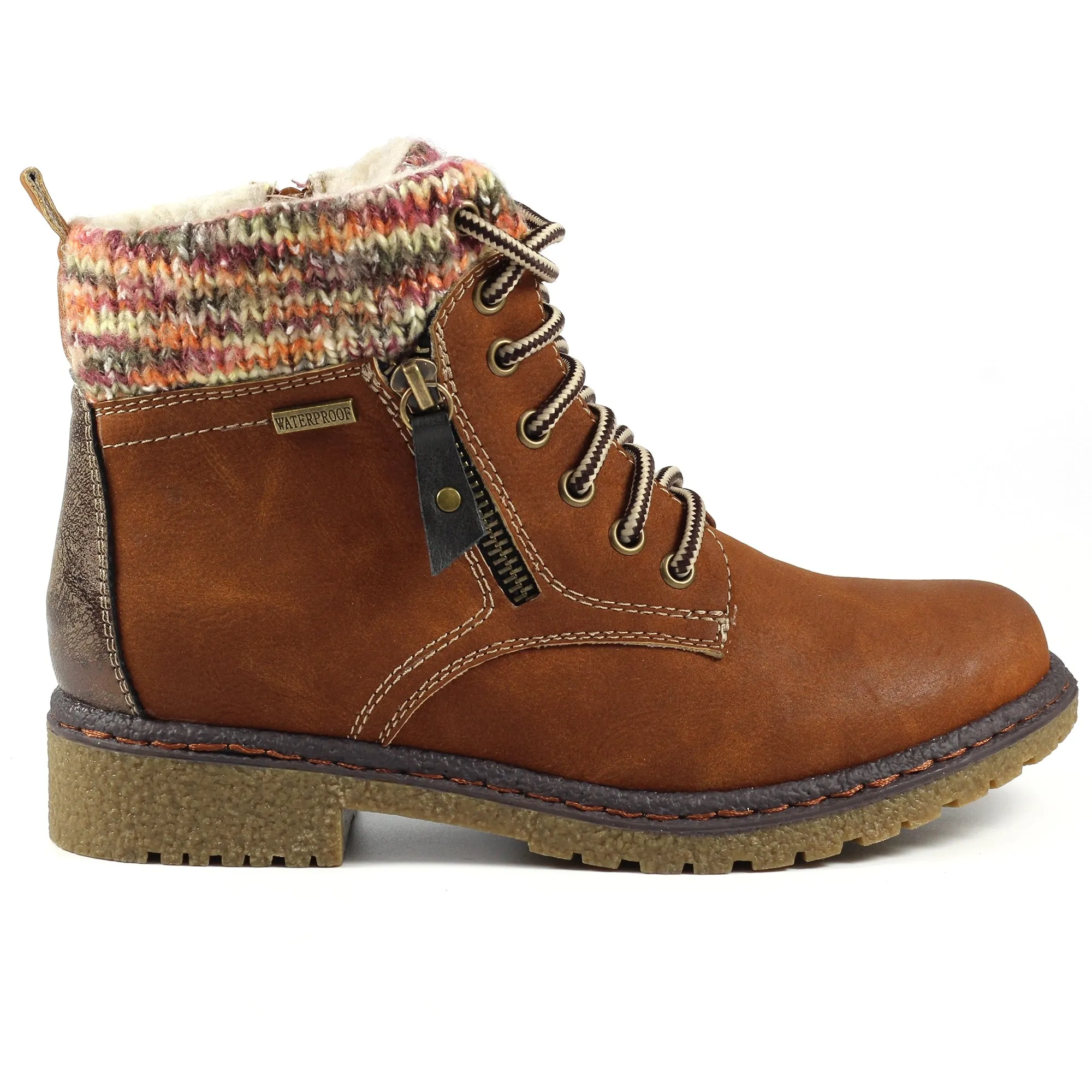 Lunar Hiker Boot Jalapeno TAN GLB099 Waterproof with zip